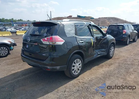 2016 Nissan Rogue S из США, поврежденный, VIN KNMAT2MV2GP730023